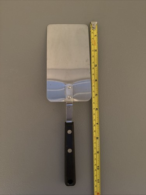 #ad #ad Vintage EKCO Forge Stainless Steel Spatula Turner Long Blade Short Handle USA $35.00
