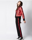 Pantalones Zadig & Voltaire Pomelo a Rayas Laterales - Talla 36 - Nuevos Con Etiquetas