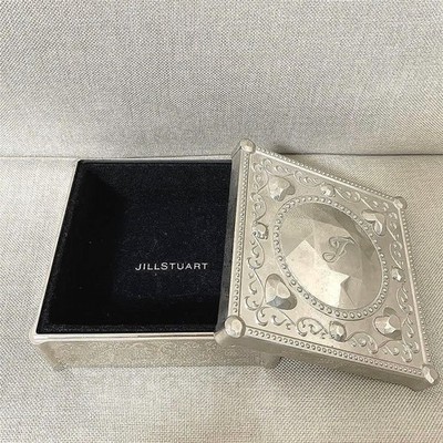 JILL STUART 10th Anniversary Novelty Jewelry Box case Silver, NEW