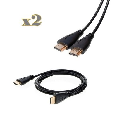 2-Pack - 6FT 4K HDMI Premium Cable 60Hz Full HD 3D 2160P HDTV PC PS5 Xbox Cord