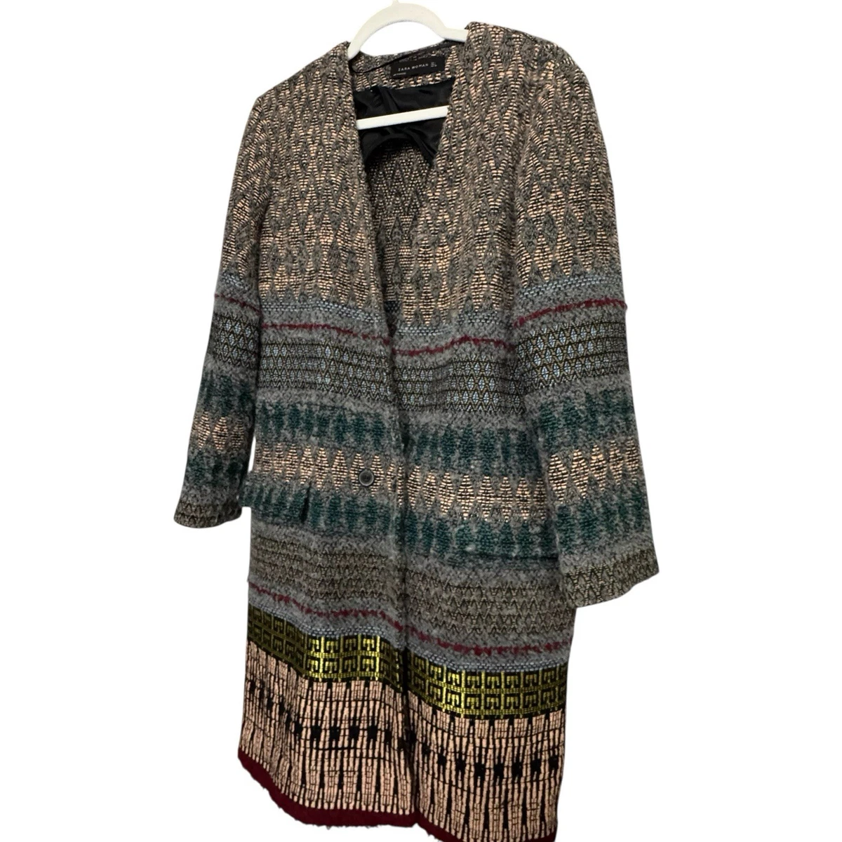 Zara Women's Geometric Cardigan Sweaters for sale | eBay