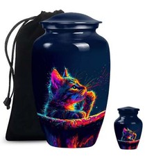 Graceful Remembrance: Cat Urn  Sublime Cremation Urn for Women