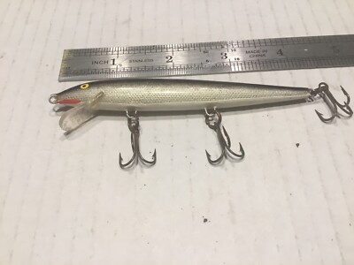 finnish minnow fishing lure Rapala Original Floater way swivel or bottom bouncer Vintage Rapala Silver Minnow Fishing