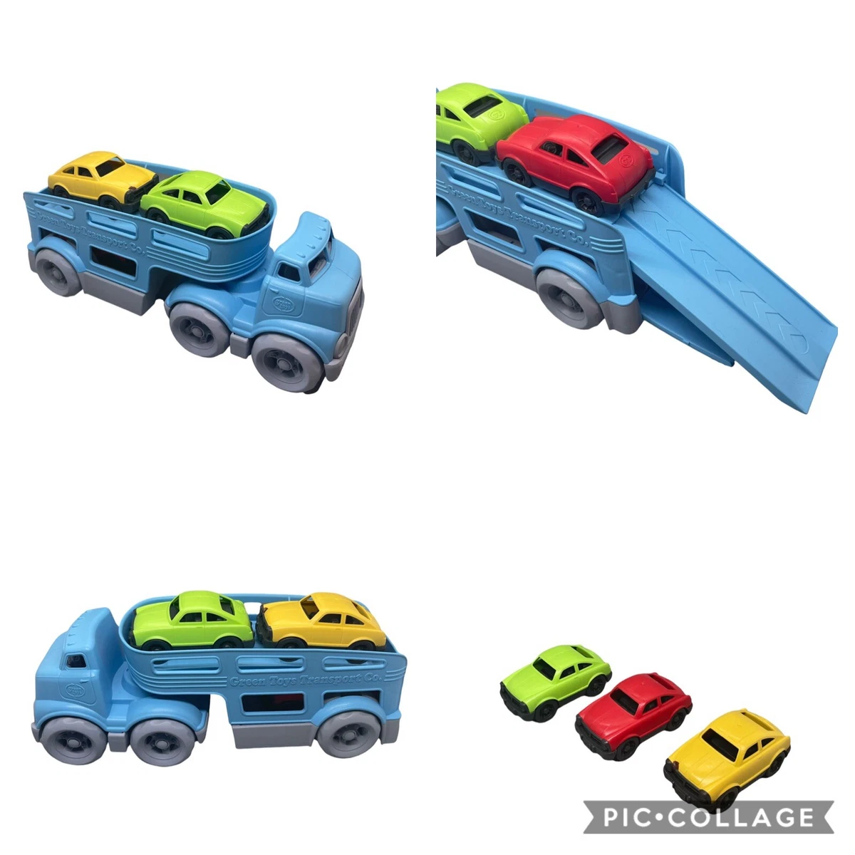 Green toys car carrier vehicle hotsell set toy