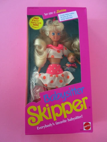 1990 Babysitter Skipper "Barbie's Teen Sister" #9433 Mattel NRFB