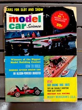 Model Car Science Magazine October 1965 Model and Slot Cars - Used