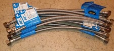 12 PACK Stainless Braided Faucet Sink Supply Line 3/8" Compression X 1/2" X 16"