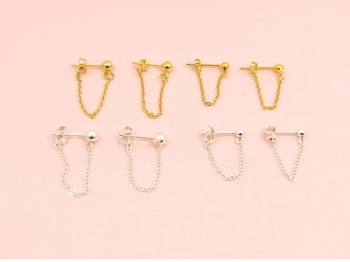 Ear jacket studs deals