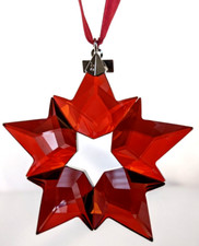 Swarovski 2019 Annual STAR Christmas ORNAMENT RED 5476021 Genuine New in Box
