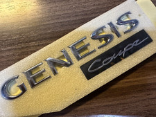 New Oem Hyundai Genesis Coupe Rear Trunk Emblem - Chrome Genesis Coupe New Oem Hyundai Genesis Coupe Rear Trunk Emblem - Chrome Genesis Coupe
