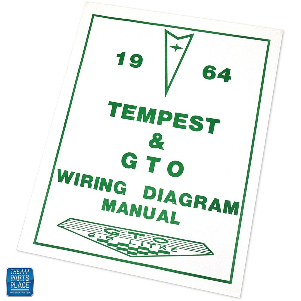 1964 Tempest & GTO Wiring Diagram Manual Brochure Each eBay