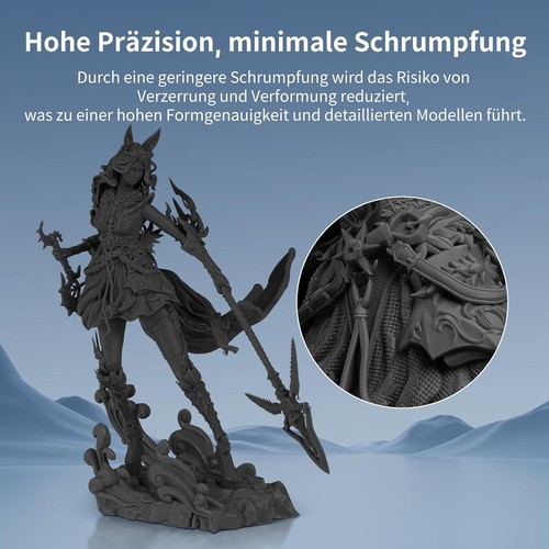 5KG(Schwarz)ANYCUBIC ABS-Like V2 UV Resin Water-Washable Harz für LCD 3D Drucker - Bild 6 von 11