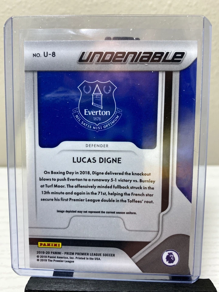 2019-2020 Panini Premier League Lucas Digne Undeniable Everton - Image 2 of 2