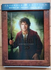 The Hobbit: An Unexpected Journey - Extended 3D + 2D Blu Ray (Lenticular Cover)