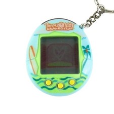 Bandai Tamagotchi Connection Blue Palm Tree  Surfboard Rare 2004 Tested Works