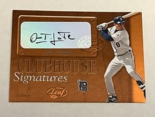 Omar Infante 2003 Leaf Clubhouse Signatures Auto SP Foil Card Detroit Tigers 🔥