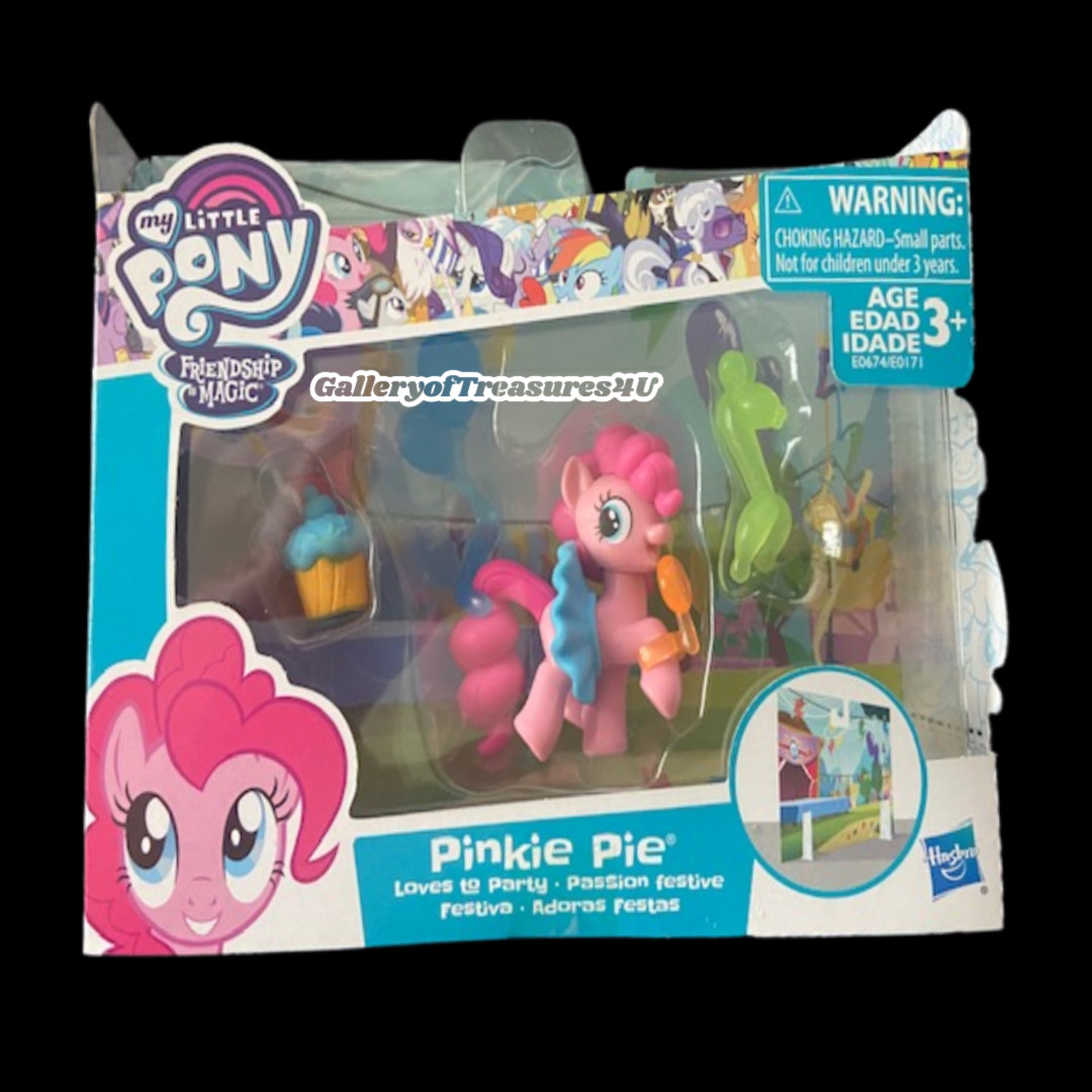 Hasbro My Little Pony Pinkie Pie, Fluttershy, AppleJack, & Rarity