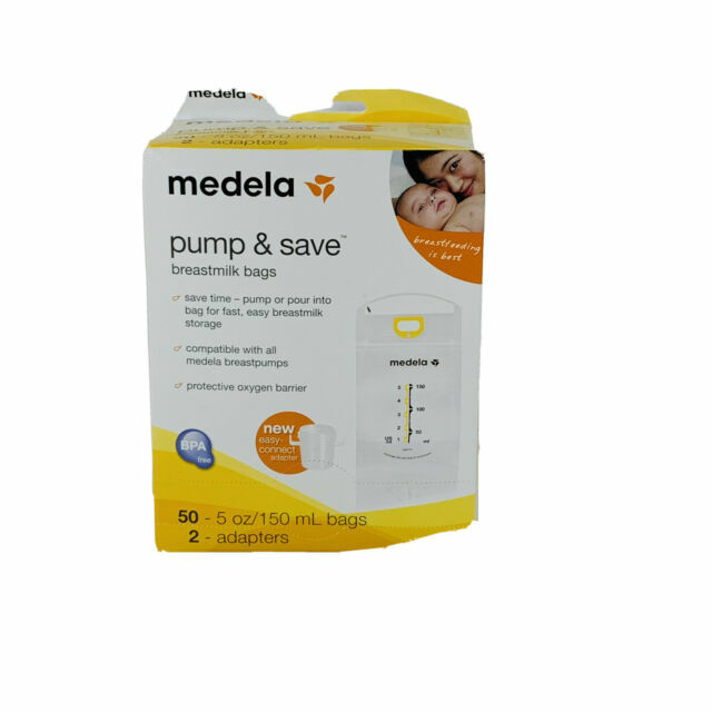 Medela Pump and Save Breast Milk Bags 50 Count