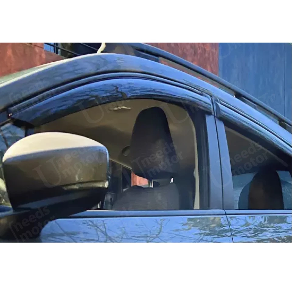 Se adapta a 14-18 Subaru Forester 3D Mugen Estilo Ventana Ventilación Lluvia Visera Deflector de sombra Foto 3 de 4