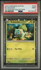 2023 POKEMON SVP EN-SV BLACK STAR PROMO 151 POSTER COLL #046 BULBASAUR PSA 9