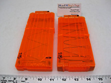 2x Hasbro Nerf NS Elite Ammo Magazines for Foam Darts 12 Round '11 10 Round '15
