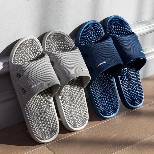 Acupuncture Massage Slippers Reflexology Sandals Acupressure Therapy Foot Shoes - Picture 14 of 34