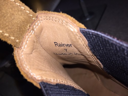 Stivali Chelsea COUNTRY WALKERS Rainer scamosciati - destra UK 7, SINISTRA UK 6, beige eleganti - Foto 9 di 12