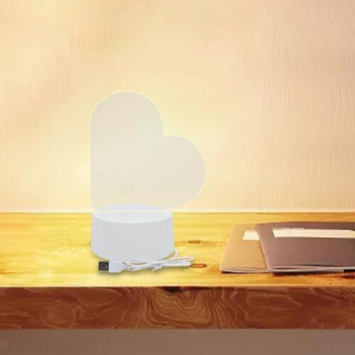 Valentinstag-Nachtlicht mit Notiztafel, Nachttischlampe für Wohnzimmer - Bild 1 von 8