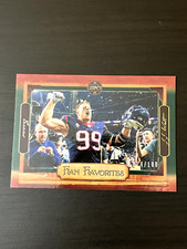 J.J. Watt 2020 Panini Legacy Fan Favorites Green 074/100 #FF-JW Houston Texans
