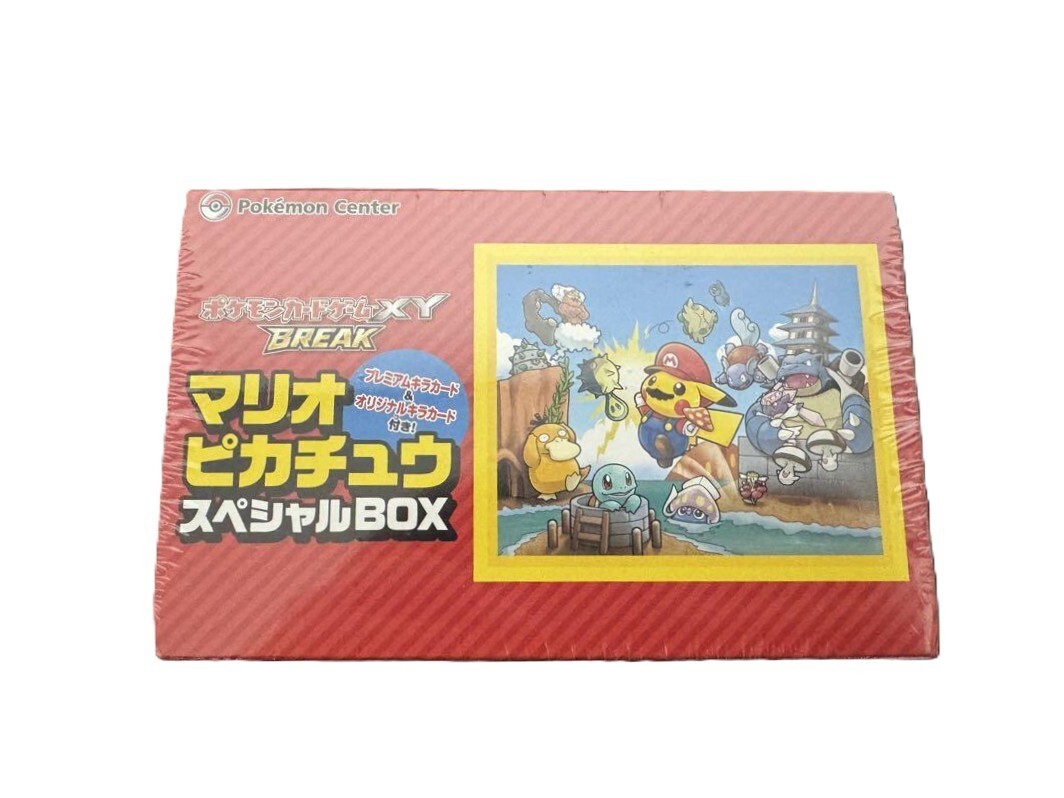 New Sealed Mario Pikachu Pokemon XY Special Promo Box Set