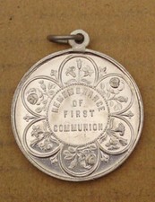 Pilger Medaille - Ecce Agnus Dei - Votivgabe zur 1. heiligen Kommunion - (AY33)