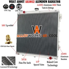 4-Row Aluminum Radiator for 2007-2014 Toyota Tundra Sequoia 4.6 5.7 V8 Engine