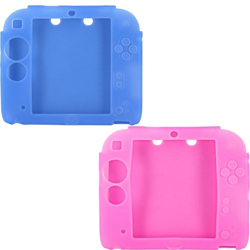 1/2 Pack Protective Soft Silicone Rubber Gel Skin Case Cover for Nintendo 2DS - Picture 31 of 41