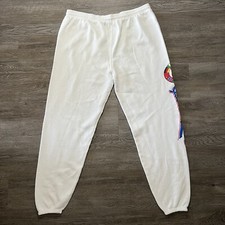 Vintage 90s Disney Sweatpants Mens Extra Large Epcot Mickey Mouse USA Made White