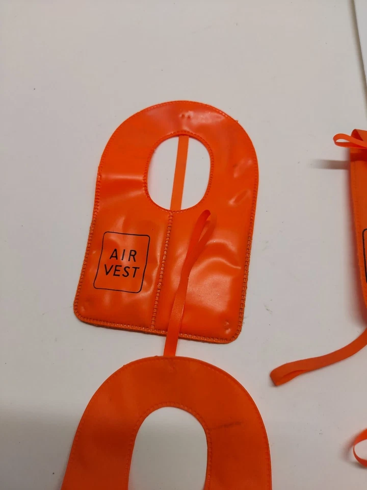 Lote de accesorios chaleco salvavidas vintage años 70 GI Joe Action Pilot Scramble Air Foto 3 de 4