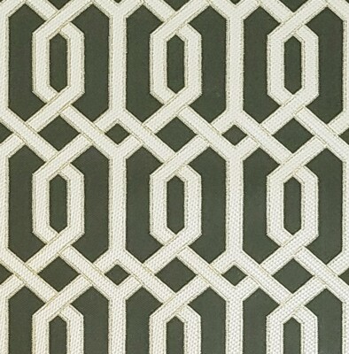 Black gold metallic geometric faux fabric textured trellis lines Wallpaper rolls
