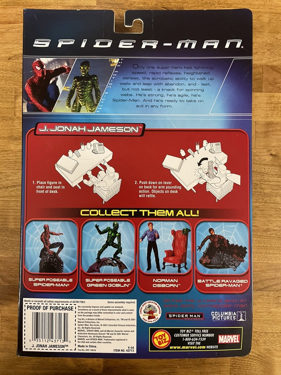 Spider-Man Movie Action Figure J. Jonah Jameson w/ Desk