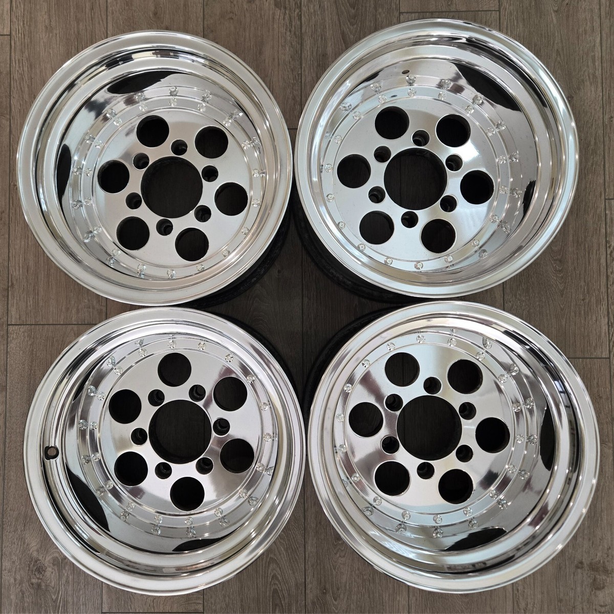 Eagle Alloy Gambler 15x10 wheel Chevy Toyota rim Boyd Prime