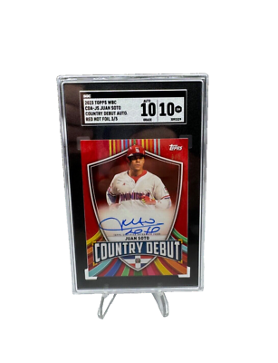 2023 Topps World Baseball Classic Country Debut Red Hot Foil 