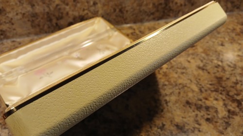 VTG Farrington Texol Jewelry Box Crm-Pk-Gold/Floral 10.25x6.5x2" Great Cond USA - Bild 14 von 24