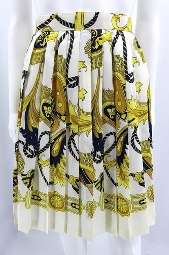 NWT Webel Japanese Baroque Print Flare Skirt SZ XS Designer - Picture 2 of 7