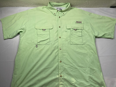 Chemise Columbia PFG Gorpcore Vert d'Eau/Mint - T. L