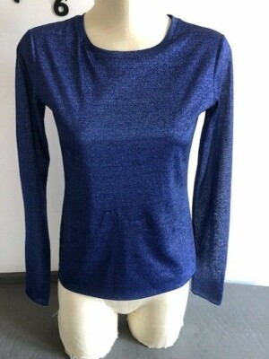 Max & Co Original Lurex Polyester T-Shirt Gr. M Damen/Woman T-Shirt