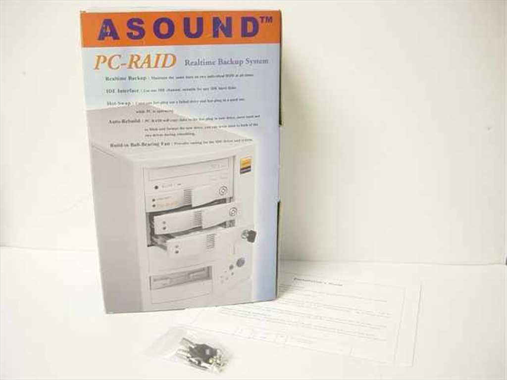 Asound PC-Raid Backup System for the PC Vintage IDE Hard Drives