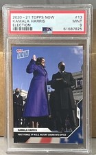 2020 21 TOPPS NOW ELECTION #13 KAMALA HARRIS PSA 9 MINT 1st Female VP US History