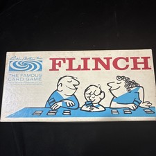 Parker Brothers Flinch Card Game 1963 Complete In Box Made In USA Vtg