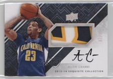 2013-14 Exquisite Collection Silver Spectrum 7/25 Allen Crabbe #58 Rookie RC 0s3
