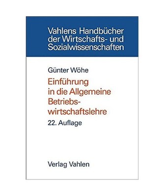 Einführung in die Allgemeine Betriebswirtschaftslehre, Ulrich Döring, Günter 