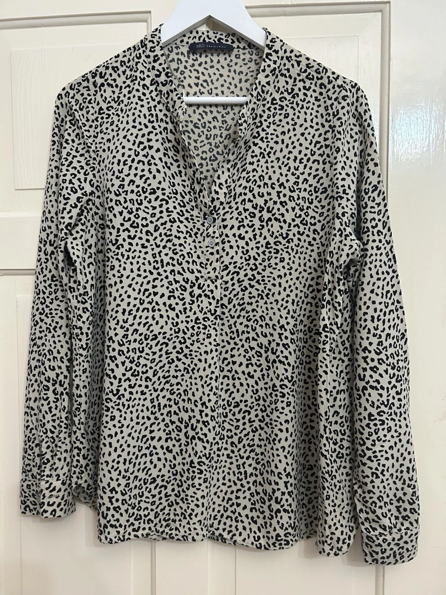 Marks & Spencer Femmes Multicolore Abstrait Chemisier 3/4