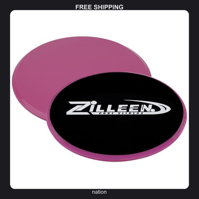 2 Pack Exercise Sliders for Fitness and Pilates - Dual-Sided Core Discs